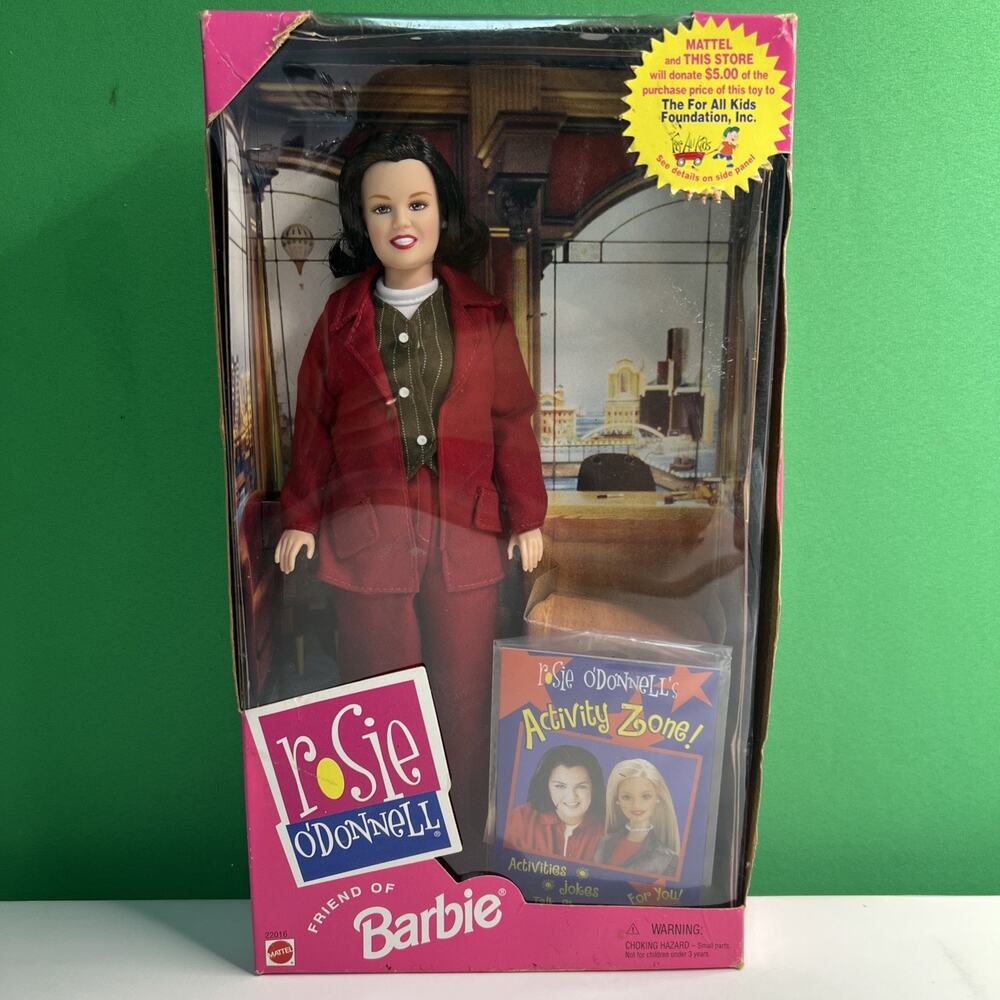 Vintage Rosie O'Donnell Doll Friend of Barbie 1999 Mattel Barbie Doll 22016